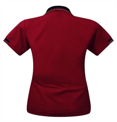 เสื้อโปโลสีแดงเลือดหมู MN Polo - Image 5