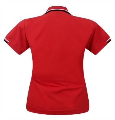เสื้อโปโลสีแดงขลิบดำ MN Polo - Image 5