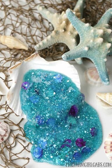 I bet Ariel (The Little Mermaid) will love to add this Mermaid Slime to her collection. This fun Disney craft will keep the kids busy for hours.