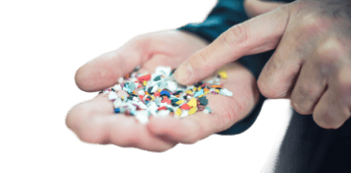 Granulés de polypropylène recyclable pour des coffrages écologiques