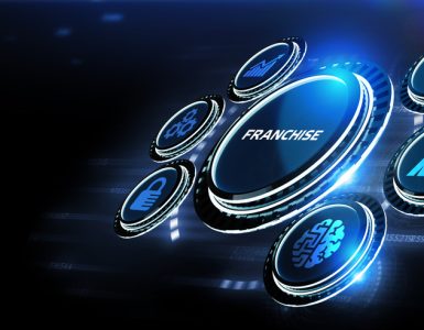 conceptual image of the franchise business system