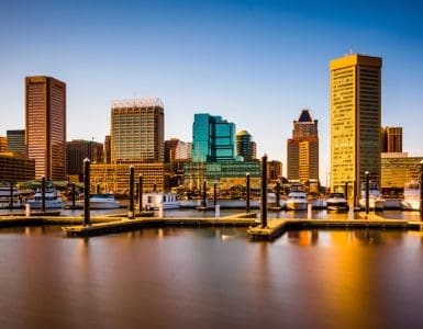 image of baltimore maryland inner harbor
