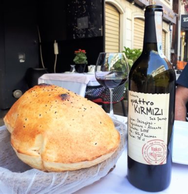 Tasting local food and wine on the streets on Istanbul