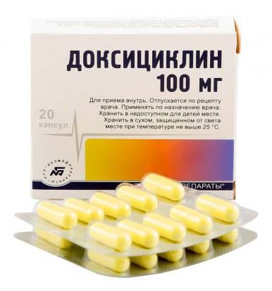 Разница между Доксициклина гидрохлоридом и Доксициклина моногидратом 1 Доксициклин (Доксициклина гидрохлорид)