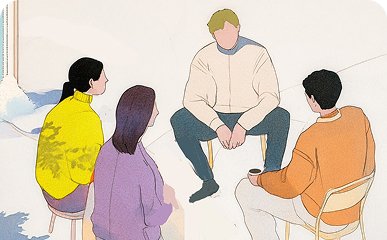 Group Therapy Share, heal, and grow together in a supportive group.