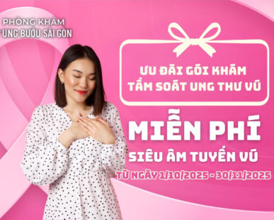Ưu đãi 2010 Miễn phí siêu âm vú khi tầm soát ung thư vú sớm