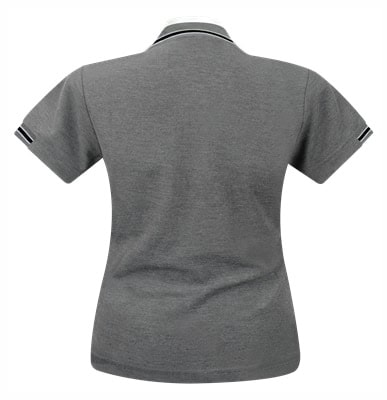 เสื้อโปโลสีเทาท็อปขลิบดำ MN Polo - Image 5