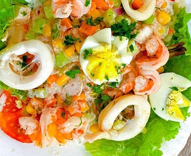 salade au fruit de mer