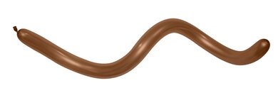 360s Modelling Balloons Fashion Solid Caramel