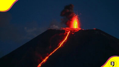 Kliuchevskoi volcán Rusia