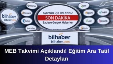 MEB Takvimi Açıklandı! Eğitim Ara Tatil Detayları