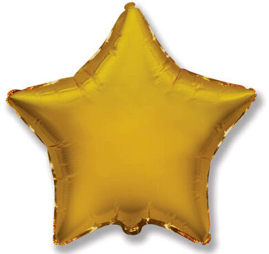 32 Inch Star Ultra Foil Balloon Gold