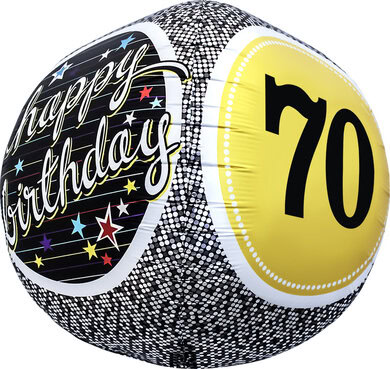 17 Inch  70th Birthday Milestone Sphere