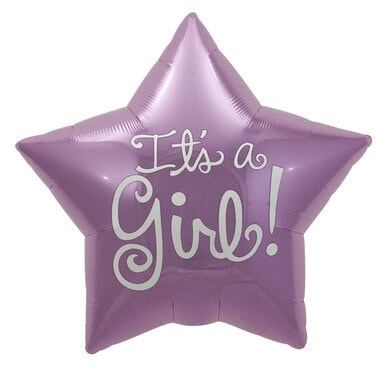 22 Inch It's a Girl Baby Foil Balloon