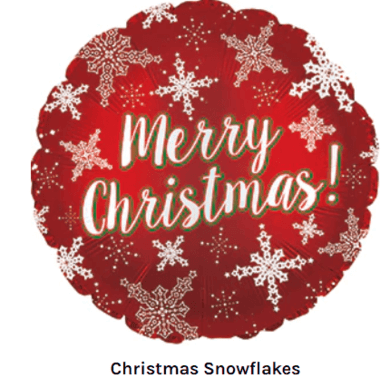 Merry Christmas CTI Foil Balloon 9" Mini Santa