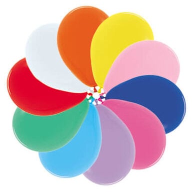 Sempertex 18 Inch Balloons Fashion Solid Assorted (50 Pack)