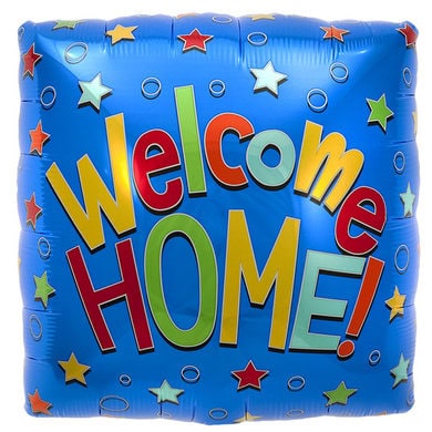 18 Inch Welcome Home Foil Balloon