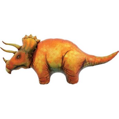 50 Inch  Triceratops Dinosaur Supershape Foil Balloon (1)