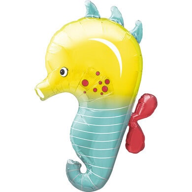35 Inch Seahorse Under the Sea Foil Balloon