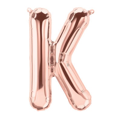34 Inch Letter K - Rose Gold