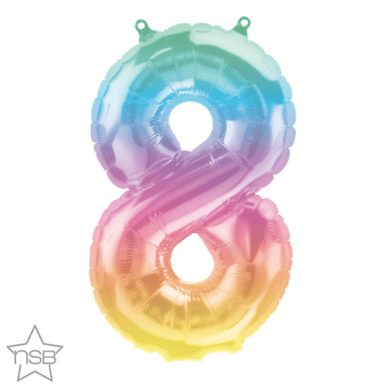 Number 8 16 in - Jelli Ombre