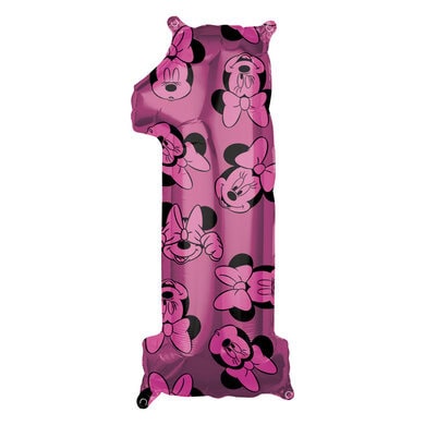 26 Inch Minnie Mouse Number 1 - Foil Balloon - 4013601