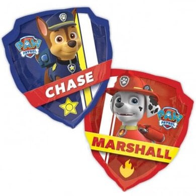 Paw Patrol SuperShape Foil Balloons 25"/63cm w x 27"/68cm h