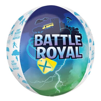 Battle Royal Orbz Foil Balloons 15"/38cm w x 16"/40cm h G20