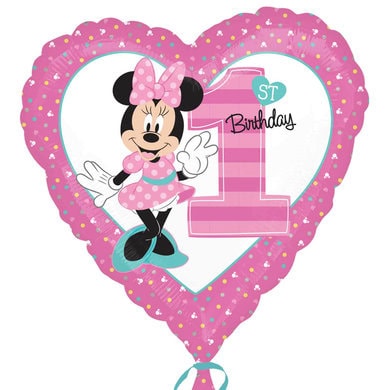 Minnie Mouse 1st Birthday Standard Foil Balloon 3435001
