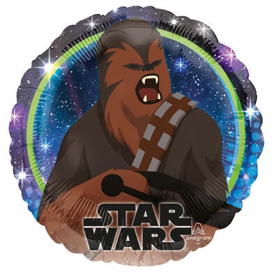Starwars Galaxy Chewbacca Standard 18 Inch Foil Balloon