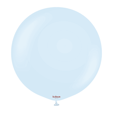 Kalisan Macaron Pastel Matte Blue - 24 Inch Balloon 2 Pieces