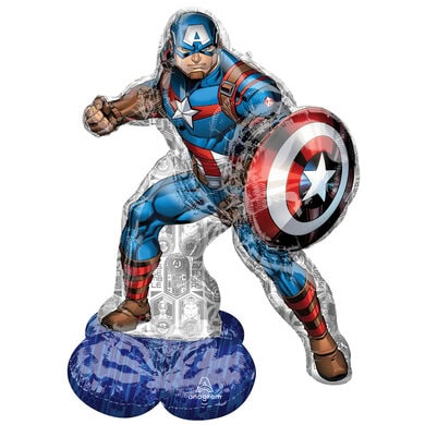 Captain America AirLoonz Foil Balloons 37 w x 58 h