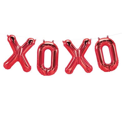 16 Inch XOXO Kit - Red 16 Inch Foil Balloon