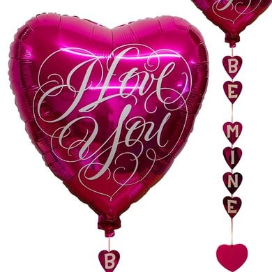 32 Inch Star I Love You Foil Balloon Be Mine Valentines