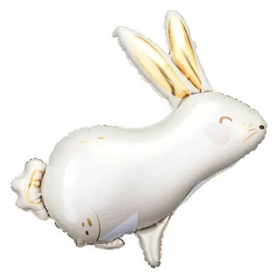28 Inch Cute Hare Foil Balloon PartyDeco