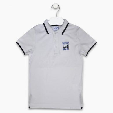 Μπλούζα Losan Junior Polo Λευκή 21F-1633AA