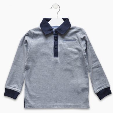 Μπλούζα Losan Kids Polo 825-1030AC Γκρί