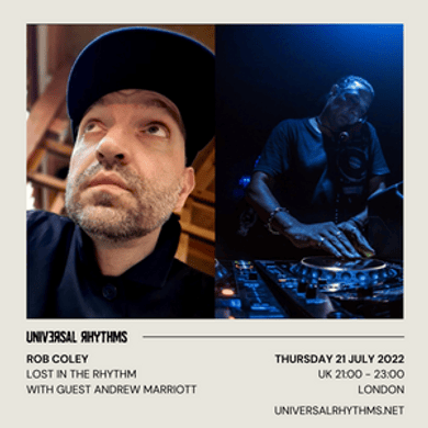 Revolutions presents Lost in the Rhythm with Andrew Marriott - 21.07.22