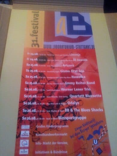 Programm Labfestival 2012 Bild vom Programm Plakat für das Lab-Festival