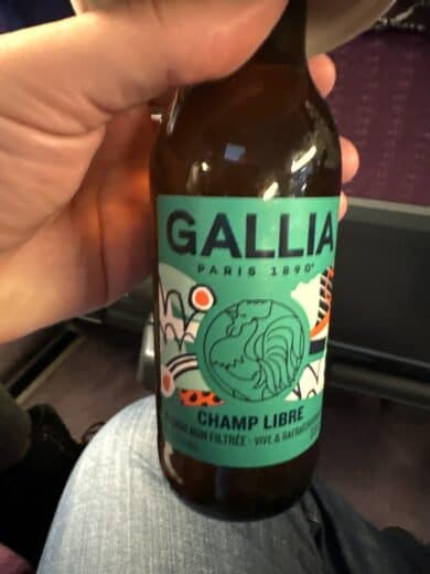 Leckeres Bier im TGV