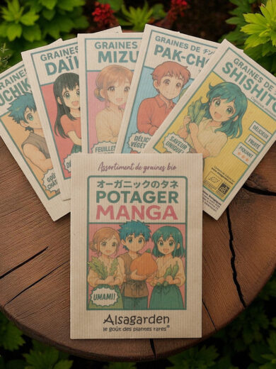 Assortiment Potager Manga (5 Variétés de graines BIO)