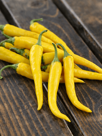 Piment 'Cayenne Jaune' (Variété Rare) Graines
