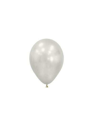 5 Inch Sempertex Silk Oyster White 806 Balloon (50)