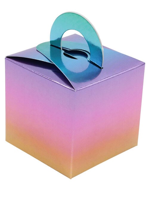 Balloon/Gift Box Weight Ombre Rainbow x 8pcs
