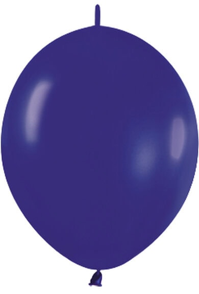 Sempertex 12 Inch Link-O-Loon Fashion Solid Royal Blue Balloon (50)