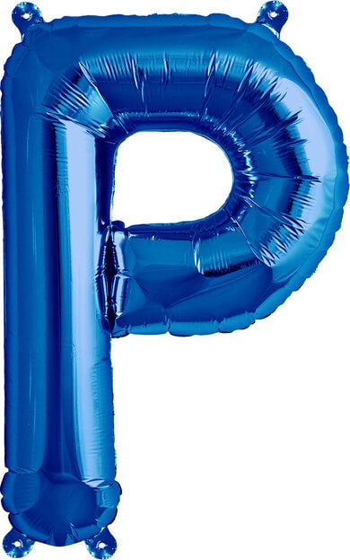16 Inch  Letter P - Blue