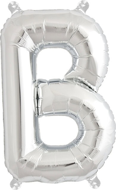 16 Inch  Letter B - Silver
