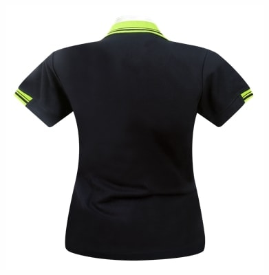 เสื้อโปโลสีดำปกเขียว MN Polo - Image 6