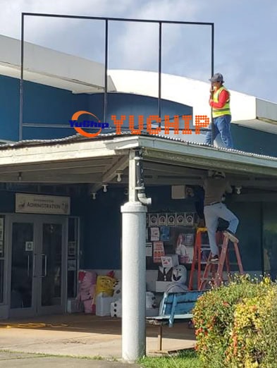 Installing Outdoor LED Display Structure 2