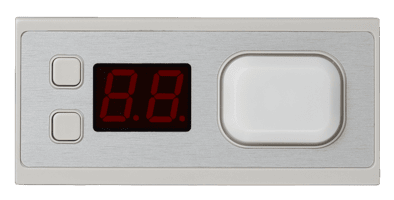 Wyświetlacz Pick-to-Light PTL-N2-White z serii LUCA White-Line do wizualnego kompletowania zamówień